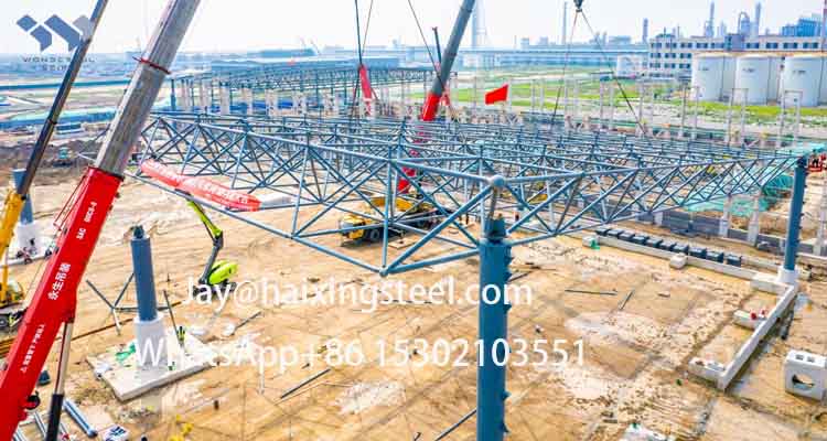 Large sports stadium roof steel trusses for sale
