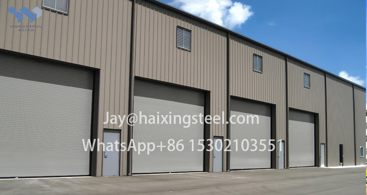 steel portal frame warehouse