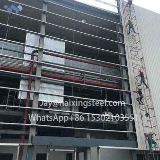 Plant steel trusses 