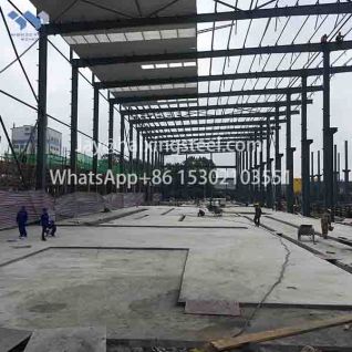 Automobile plant metal frame buildings