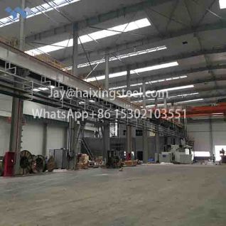 Recycling plant steel construction