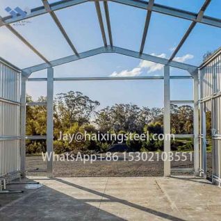 Engineering base steel shed construction