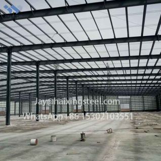 Factory steel structure