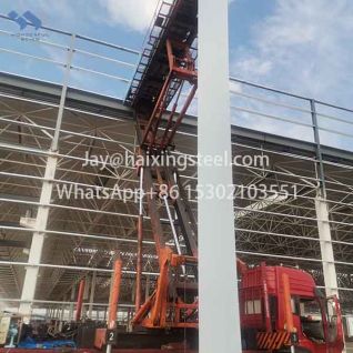 Logistics warehouse large steel building