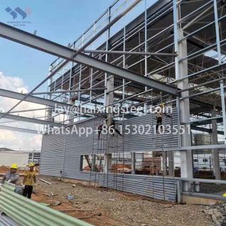 Data center factory steel frame system