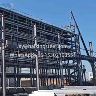 Landmark tourist building steel frames and trusses