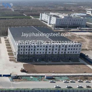 Multi-storey heavy industrial factory buildings steel frame roof