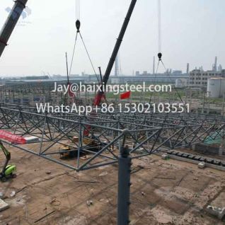 Industrial plants and warehouses metal trusses price