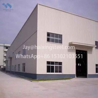 Industrial plant real steel metal buildings