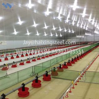 Breeding house for poultry metal farm buildings