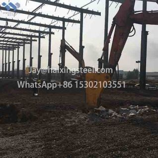 Logistics Plant Center metal shed construction