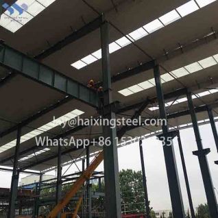 New Energy Vehicle Experience Center warehouse peb structure