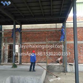 Community shopping centers prefab steel warehouse